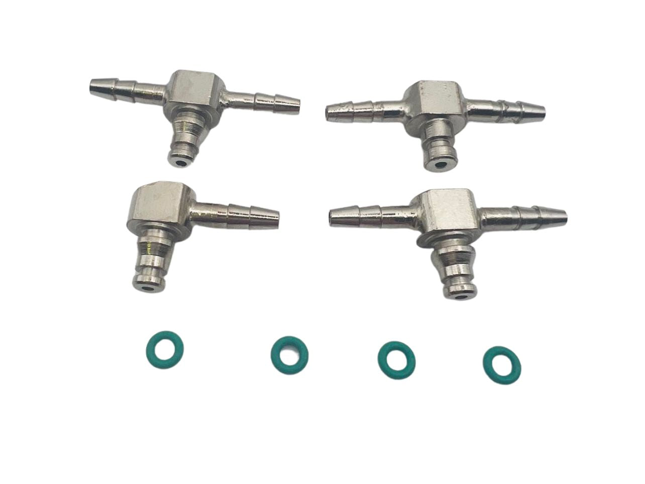 4pcs Metal Common Rail Diesel Injector Leak Off Pipe return Connectors Bosch 110 UPGRADE UPRATED
