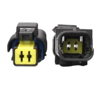 2 pin Plug Connector Male Female For Delphi Temperature Sensor Headlight Signal
