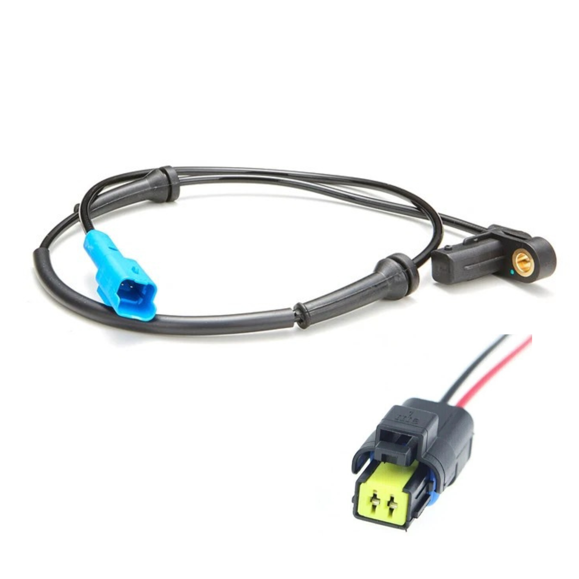ABS Wheel Speed Sensor 454599 4545F4 for Peugeot 206 1998–2007 w/ 2 Pin Cable