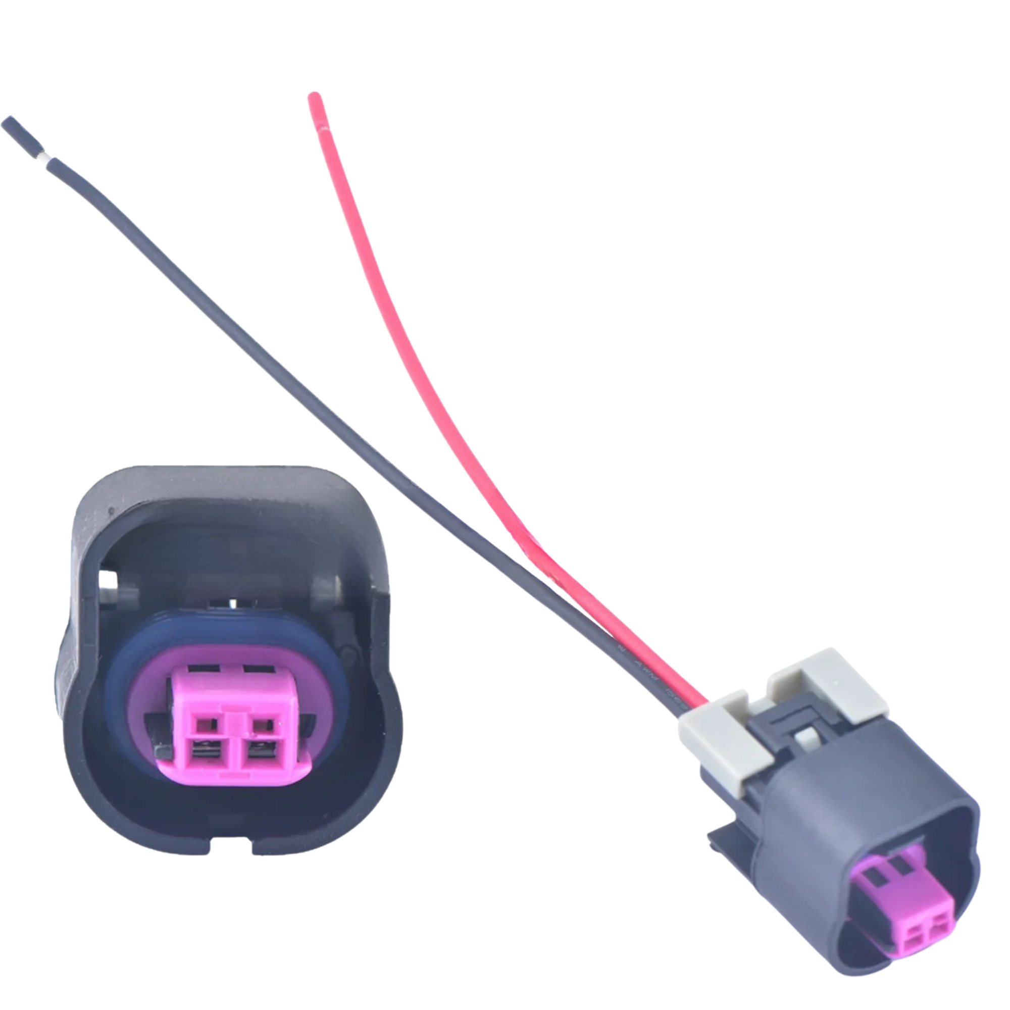 2 Pin VVT Solenoid Connector Plug for Opel Buick Chevy w/ Wires Waterproof