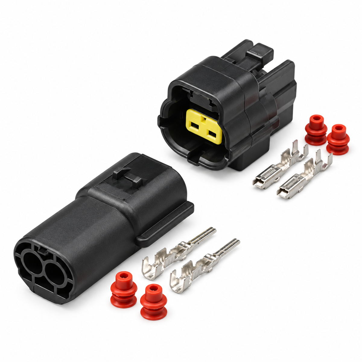 AMP Econoseal J Series Waterproof Automotive Connector Kits 1 2 3 4 6 8 10 12 16 Pin – UnwiredECO-1pin – image 4