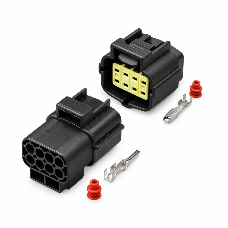 AMP Econoseal J Series Waterproof Automotive Connector Kits 1 2 3 4 6 8 10 12 16 Pin – UnwiredECO-1pin – image 10
