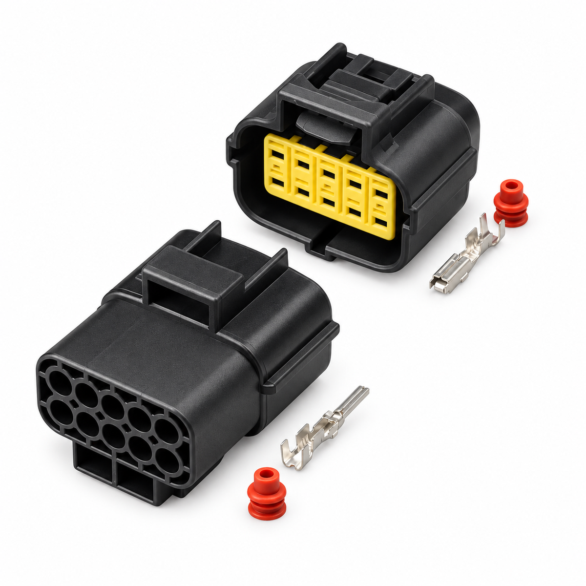 AMP Econoseal J Series Waterproof Automotive Connector Kits 1 2 3 4 6 8 10 12 16 Pin – UnwiredECO-1pin – image 13