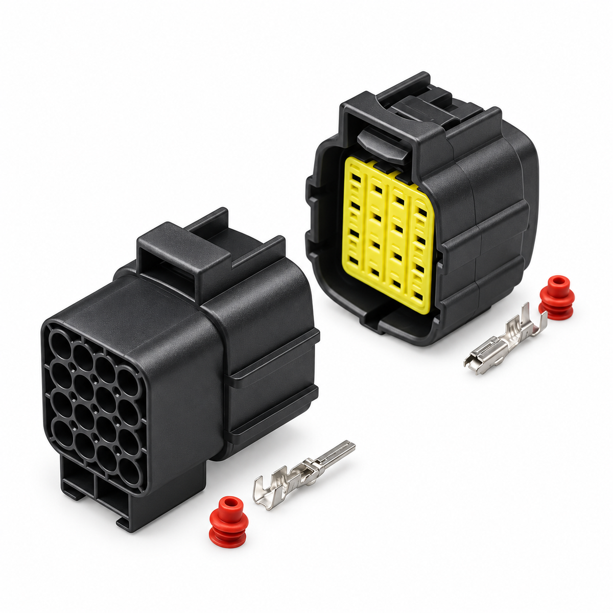 AMP Econoseal J Series Waterproof Automotive Connector Kits 1 2 3 4 6 8 10 12 16 Pin – UnwiredECO-1pin – image 15