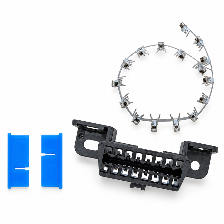 Universal OBD2 Under Dash Mount Socket Plug Connector 24W 16 pin Female Open – V05/1362obd – image 2