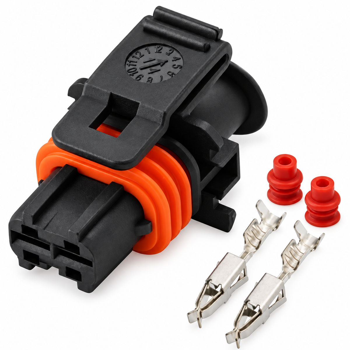 2 Pin Female Common Rail Diesel Injector Plug Connector For Bosch 1928404072 – V11/2397/2pin – image 4