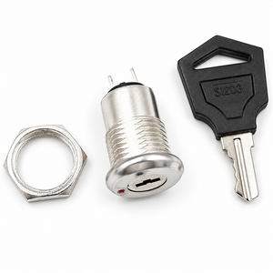12mm 2 Positions NO NC Electric Key lock Push Button Switch S1203 – V13/ZAE – image 2