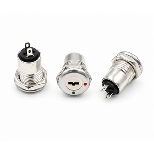 12mm 2 Positions NO NC Electric Key lock Push Button Switch S1203 – V13/ZAE – image 4