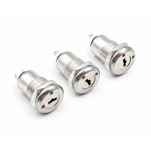 12mm 2 Positions NO NC Electric Key lock Push Button Switch S1203 – V13/ZAE – image 5