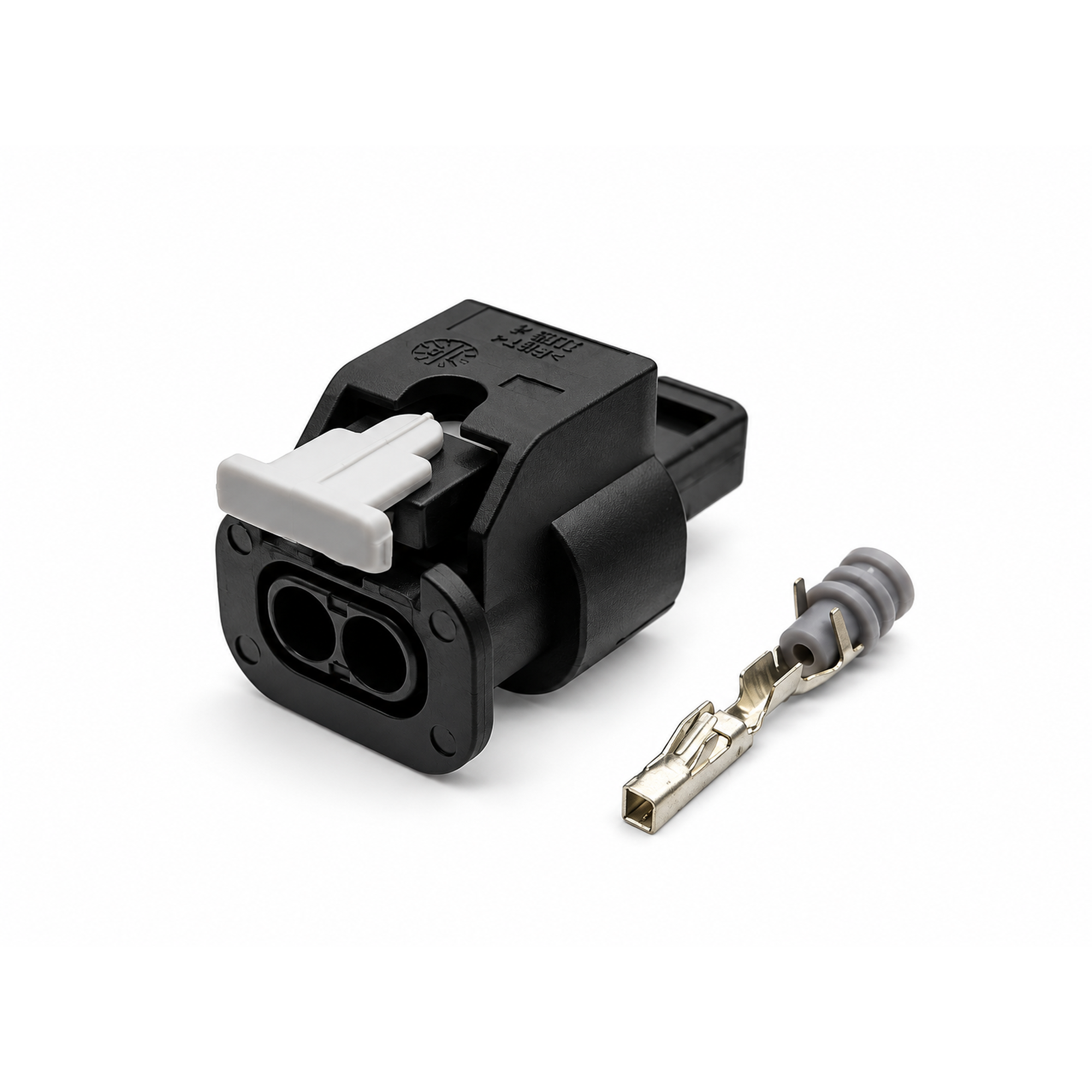 2 Pin 1.2mm Sealed Connector Kit 4H0973702A For VW Fuel Pump T5 7E0 963 – V18/2081/2pin – image 3
