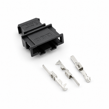 3 Way Male 2.8mm Unsealed Connector Housing Unwired Kit - VW Audi Seat Skoda VAG 191972713