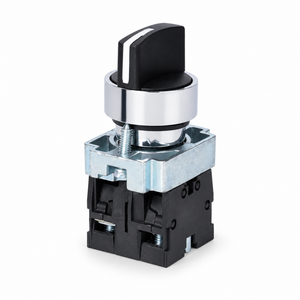 Pair of 440V 10A Selector Switches 22mm Maintained Latching Rotary 2 NO 3 Positions XB2-20X - 31-HB2-BD33 – W-02/A187/B3/A/2pcs – image 2