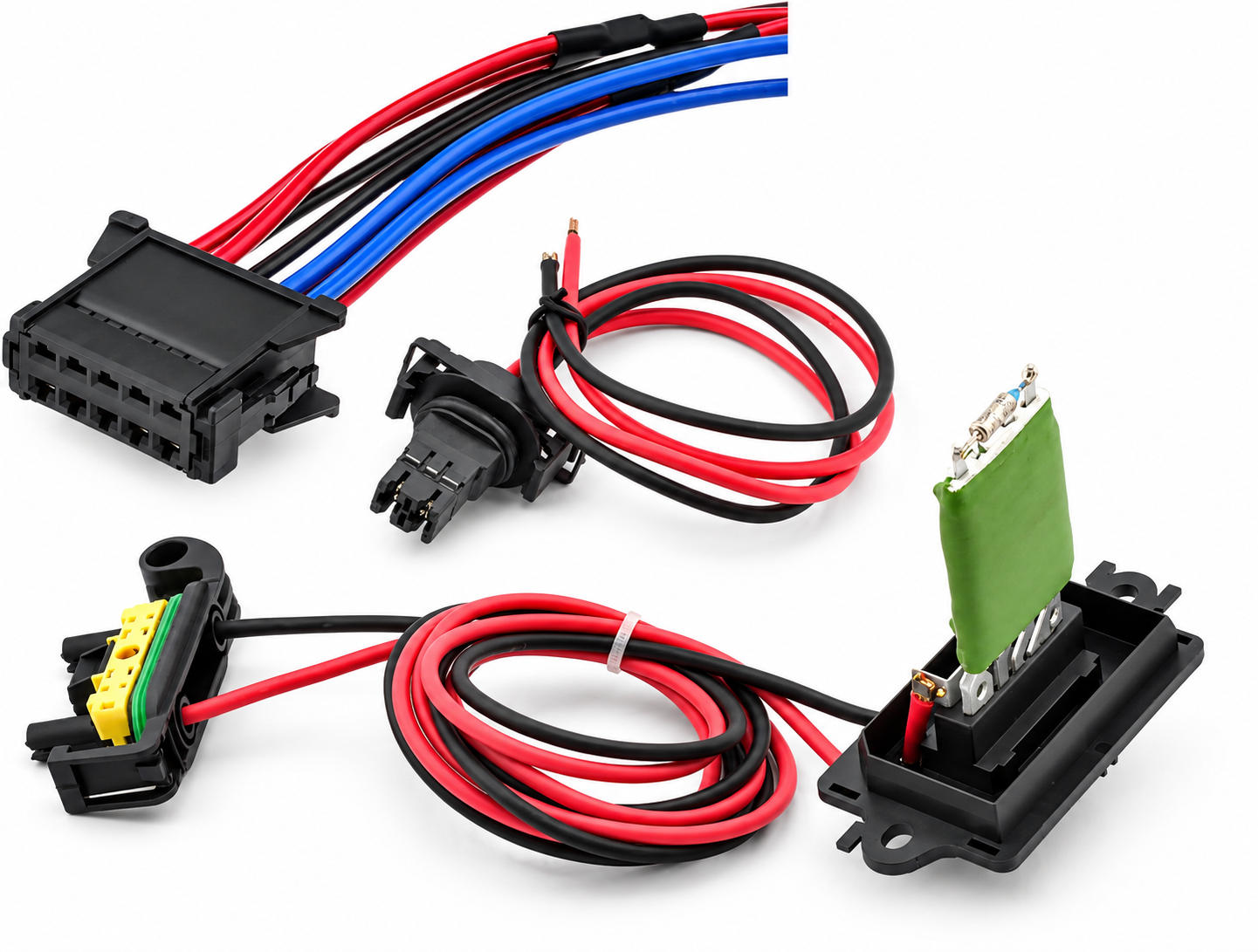 Heater Blower Fans Motor Resistor and Connectors for Renault Clio MK3 III Modus 7701209803