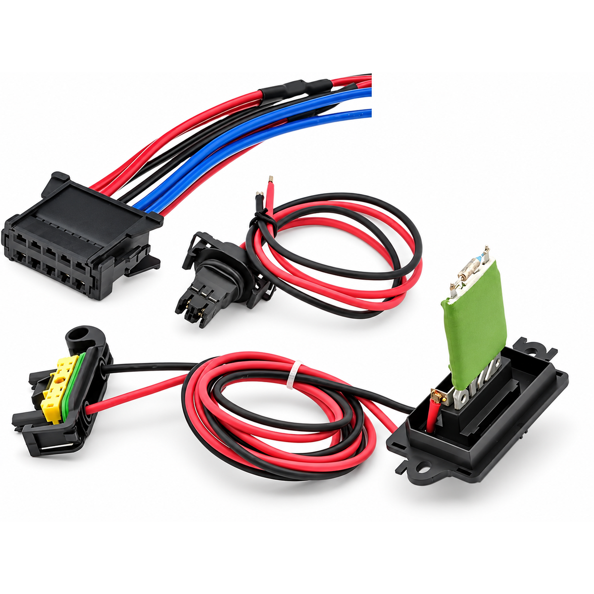 Heater Blower Fans Motor Resistor and Connectors for Renault Clio MK3 III Modus 7701209803 – W-05/F042/A584+E2 – image 7