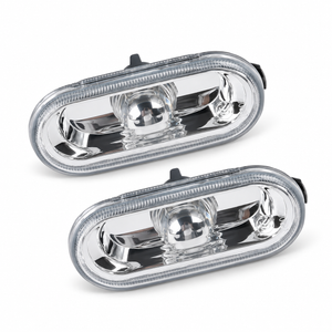 Pair Left & Right Crystal Clear Side Indicator Repeaters for VW T5 2003-2010 7E0949117