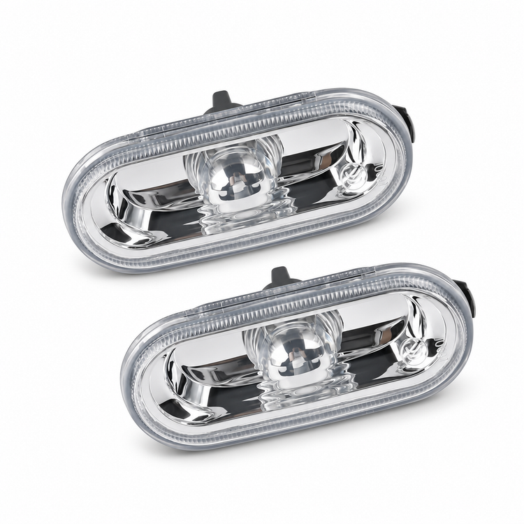 Pair Left & Right Crystal Clear Side Indicator Repeaters for VW T5 2003-2010 7E0949117 – W-12/2pcs/H557 – image 5