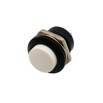 White Momentary Push Button Switch 12v 5A Screen Wash Horn Kit Classic Car