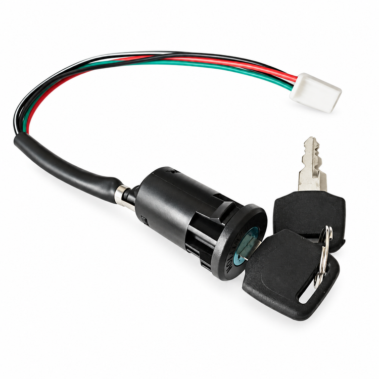 E-TON 4 Wire Ignition Key Barrel Switch With 2 X Keys Quad ATV Viper Solar – X03/d10b.barrel – image 5