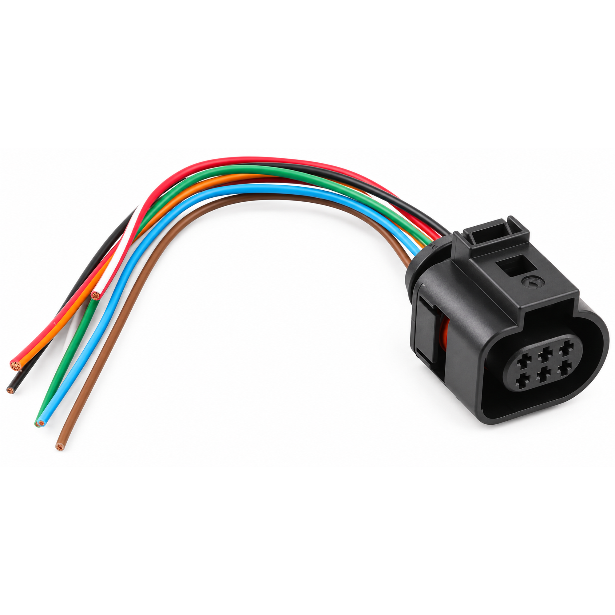 6 Pin Throttle Body Connector Plug Socket Wiring Repair Loom 1J0973713 For VW Audi Skoda – X04/d10f.cable – image 2