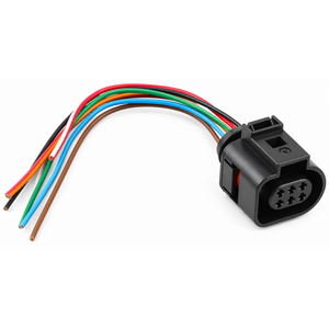 6 Pin Throttle Body Connector Plug Socket Wiring Repair Loom 1J0973713 For VW Audi Skoda – X04/d10f.cable – image 2