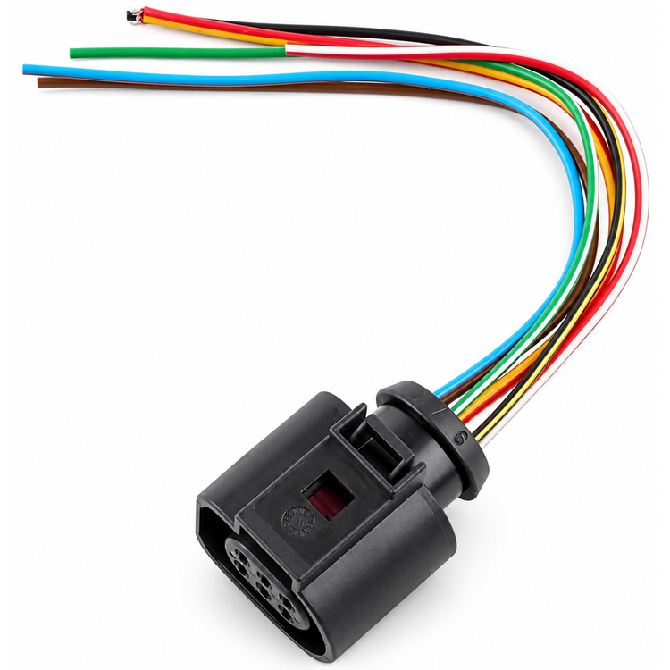 6 Pin Throttle Body Connector Plug Socket Wiring Repair Loom 1J0973713 For VW Audi Skoda – X04/d10f.cable – image 4