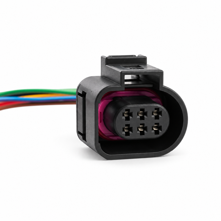 6 Pin Throttle Body Connector Plug Socket Wiring Repair Loom 1J0973713 For VW Audi Skoda – X04/d10f.cable – image 7