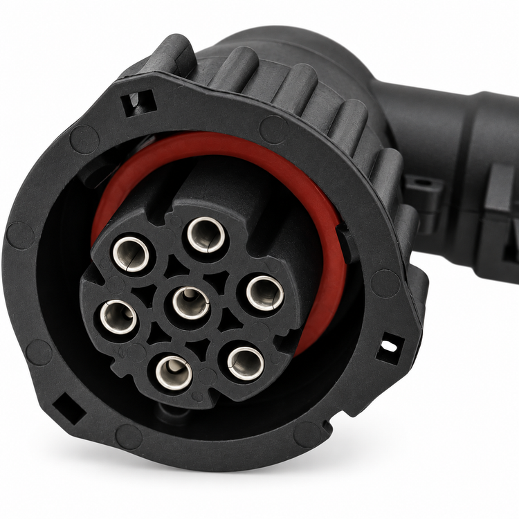 6/7 Pin Repair Plug/Connector - Rear Tail Light Lamp Fits Sprinter MAN DAF Luton – #X05/d7b.cable – image 2