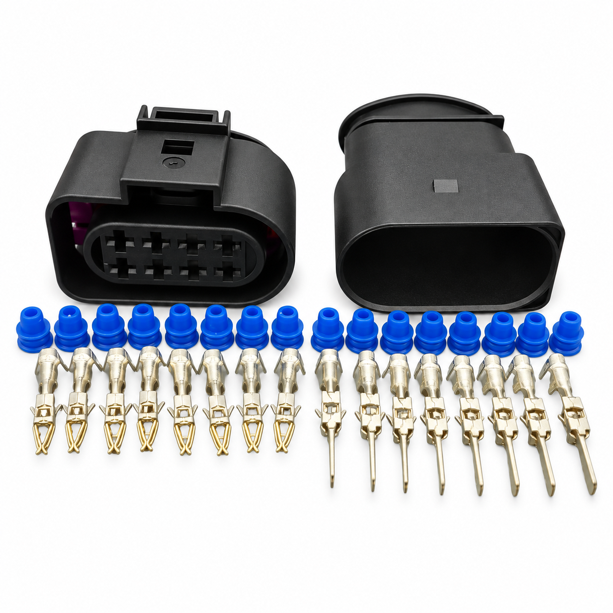 8 Pin Pin Sealed Male Female Connector Kit for VW AUDI - 8D0973734 / 8D0973834 – X105/BAG-43/M+F-8pin – image 2