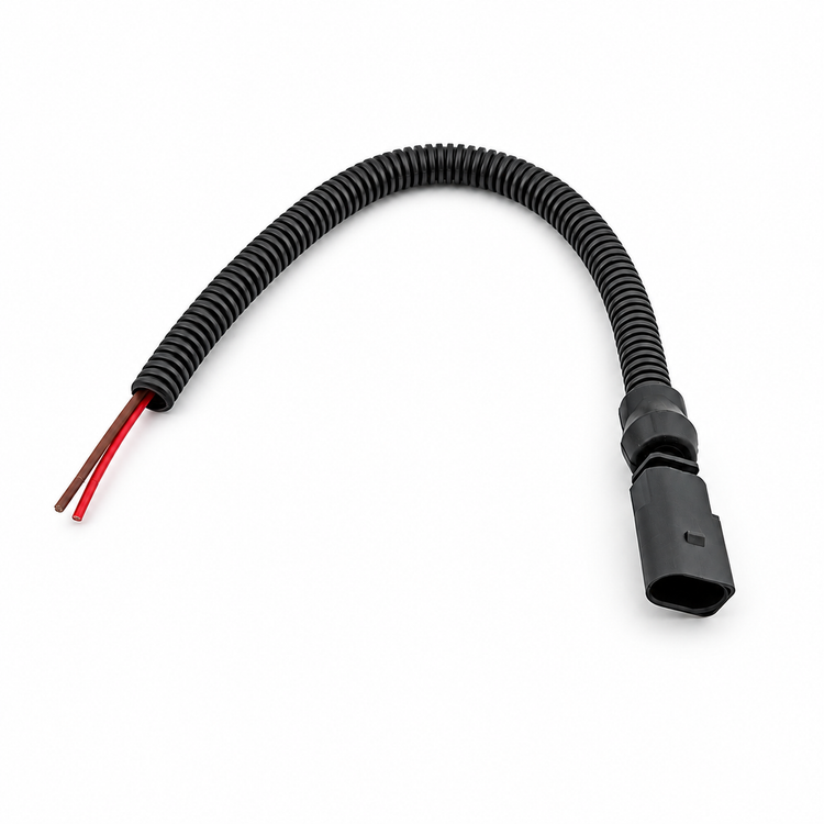 2 Pin Brake Pad Wear Sensor Connector Plug Pigtail Prewired 30cm - VW Golf Passat CC Caddy Tiguan Touran Transporter 1J0973802 – X119/2pinWired – image 1