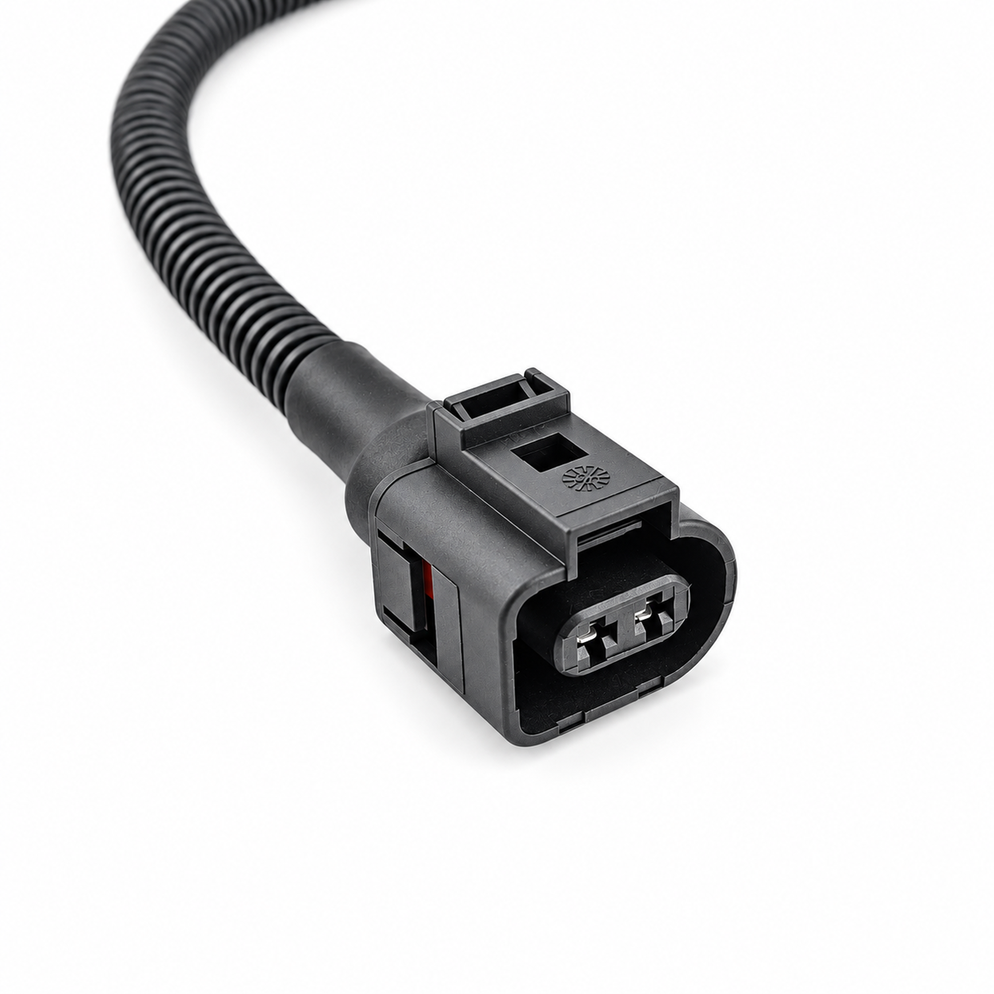 2 Pin Female Connector Plug Pigtail Prewired 30cm With Conduit - VW Audi Seat Skoda 1J0973722 8D0973822 1717692-1 – X120/2pinWired – image 5