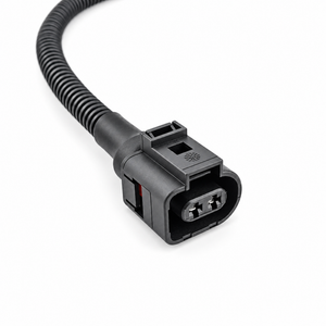 2 Pin Female Connector Plug Pigtail Prewired 30cm With Conduit - VW Audi Seat Skoda 1J0973722 8D0973822 1717692-1 – X120/2pinWired – image 5