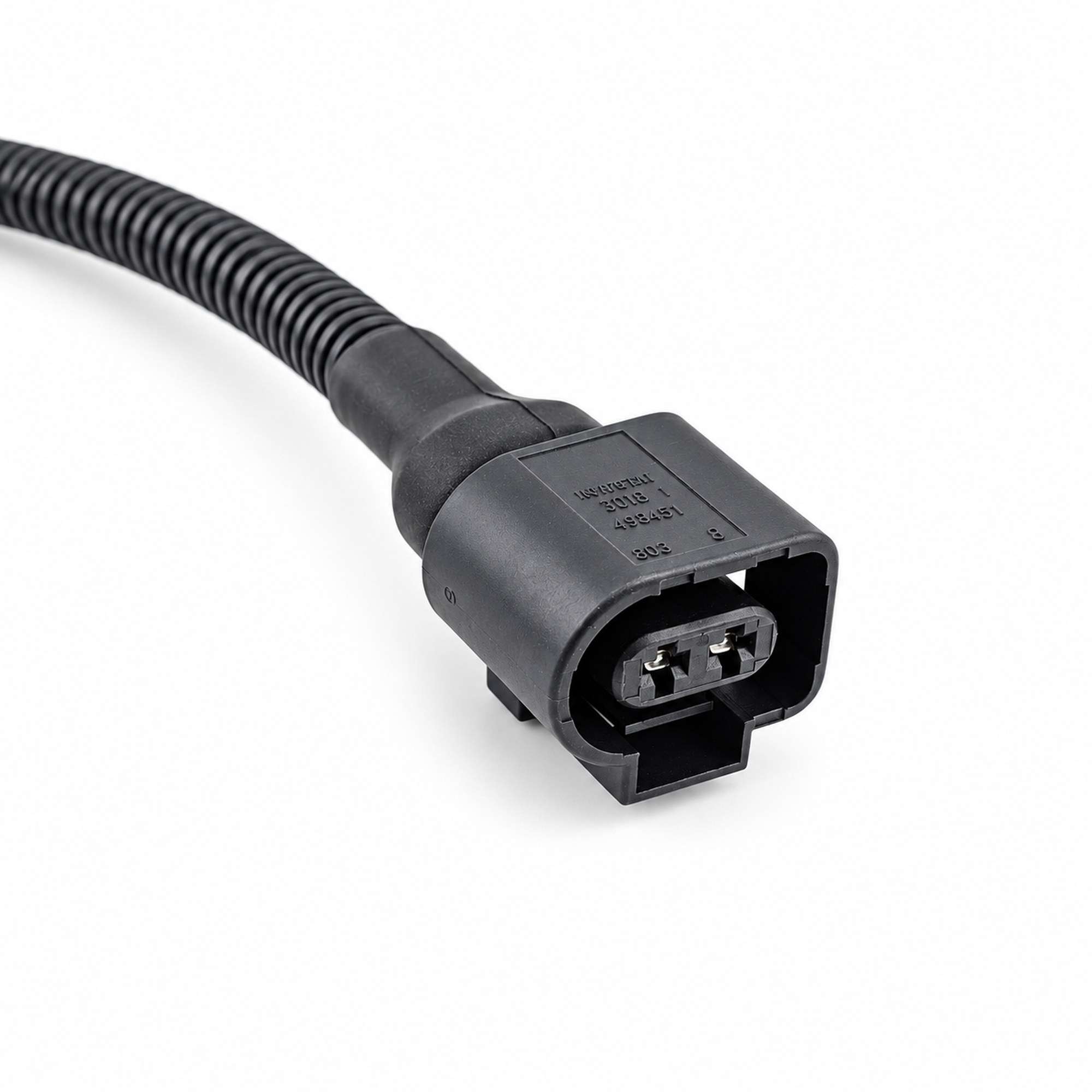 2 Pin Female Connector Plug Pigtail Prewired 30cm With Conduit - VW Audi Seat Skoda 1J0973722 8D0973822 1717692-1 – X120/2pinWired – image 6