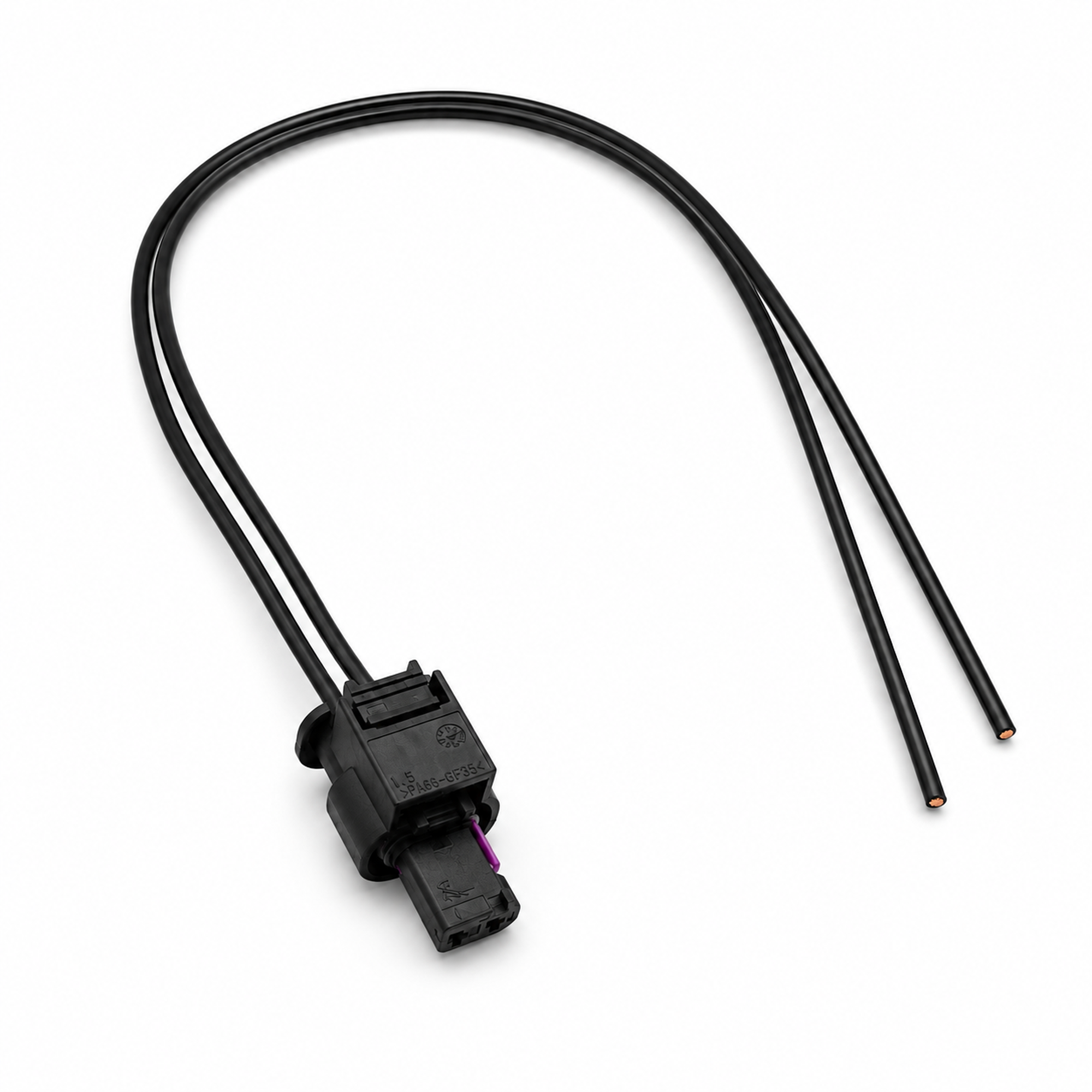 2 Pin Fog Light Connector Plug Pigtail Prewired - Audi VW Seat Skoda Mercedes 4F0973702 6R0973323 4H0973702A – X123/2pinWired – image 1