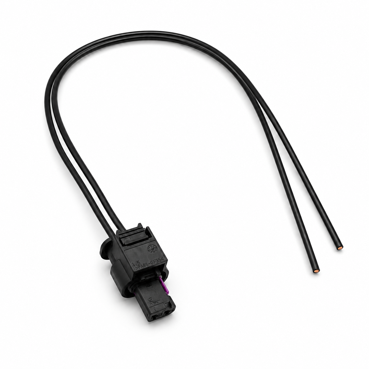 2 Pin Fog Light Connector Plug Pigtail Prewired - Audi VW Seat Skoda Mercedes 4F0973702 6R0973323 4H0973702A – X123/2pinWired – image 1