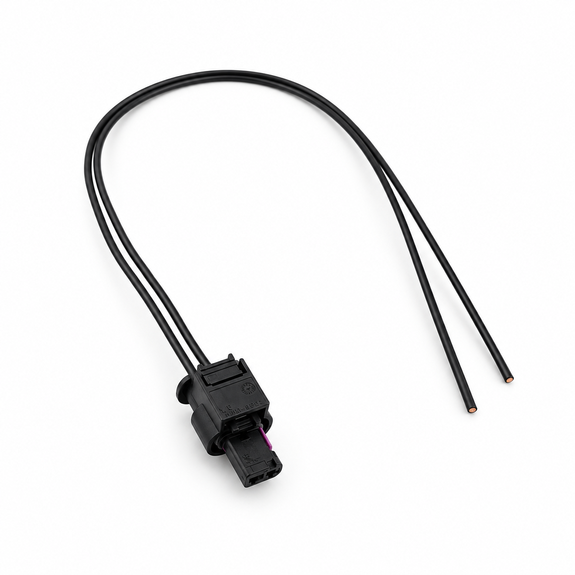 2 Pin Fog Light Connector Plug Pigtail Prewired - Audi VW Seat Skoda Mercedes 4F0973702 6R0973323 4H0973702A – X123/2pinWired – image 2