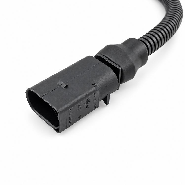 2 Pin Male Connector Plug Pigtail Prewired 30cm With Conduit - VW Audi Seat Skoda 1J0973722 8D0973822 1717692-1 – X124/2pinWired – image 4