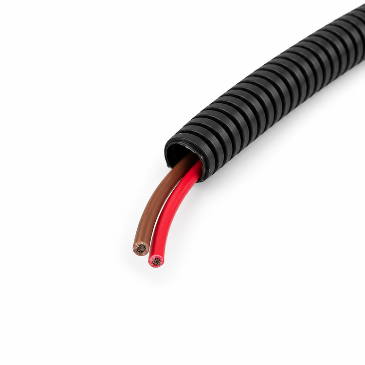 2 Pin Male Connector Plug Pigtail Prewired 30cm With Conduit - VW Audi Seat Skoda 1J0973722 8D0973822 1717692-1 – X124/2pinWired – image 5