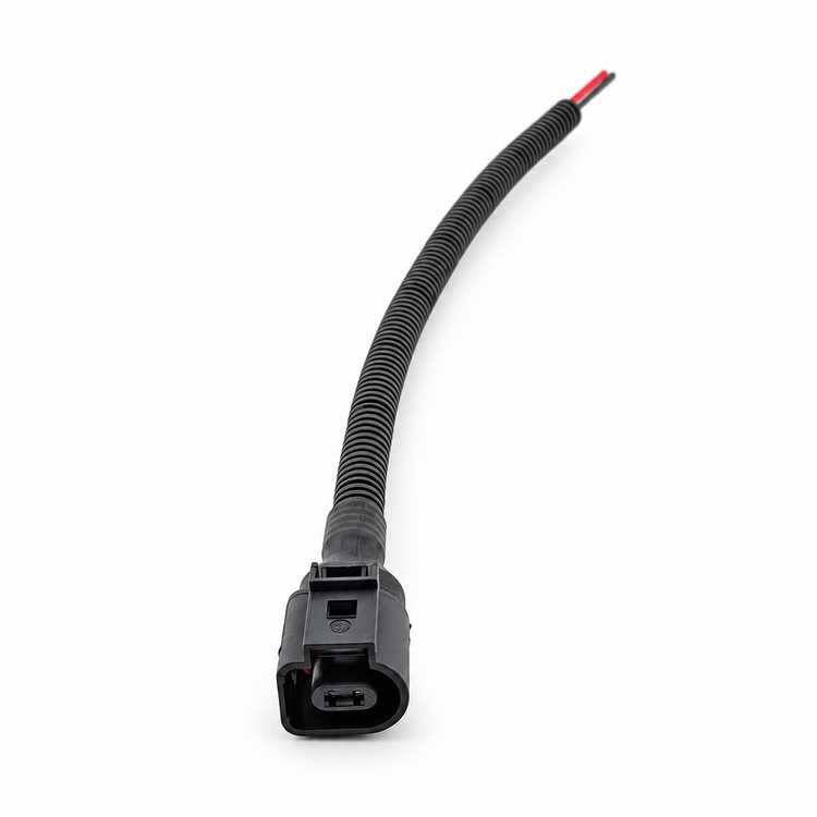 2 Pin Male & Female Sensor Connector Plug Repair Kit Prewired 30cm With Conduit - VW Audi Seat Skoda 1J0973702 – X126/2pinWired – image 5