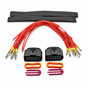 10 Pin Connector Plug Pigtail Prewired 2 Pack - VW Audi Headlight Temp Sensor Air Suspension 1J0973835 1J0973735 – X131/10pinWired – image 1