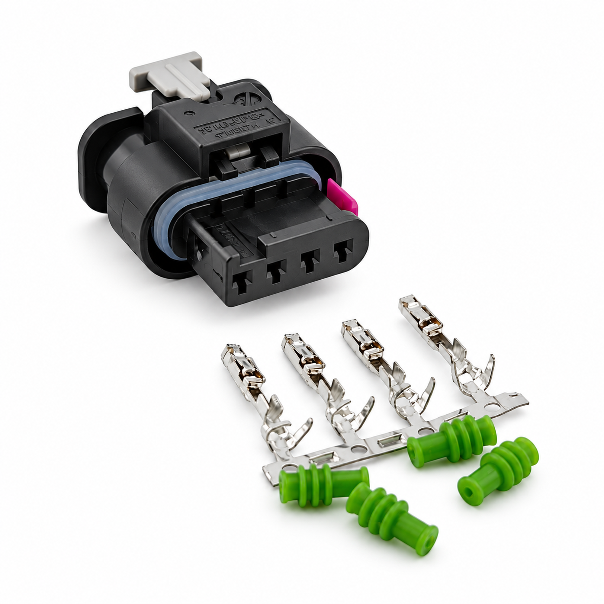 4 Pin MAF Mass Air Flow Sensor Connector Plug Unwired Kit - Seat Altea Ateca Ibiza Leon VW Audi 4H0973704 4F0973704 – X134/4pinUnwired – image 1