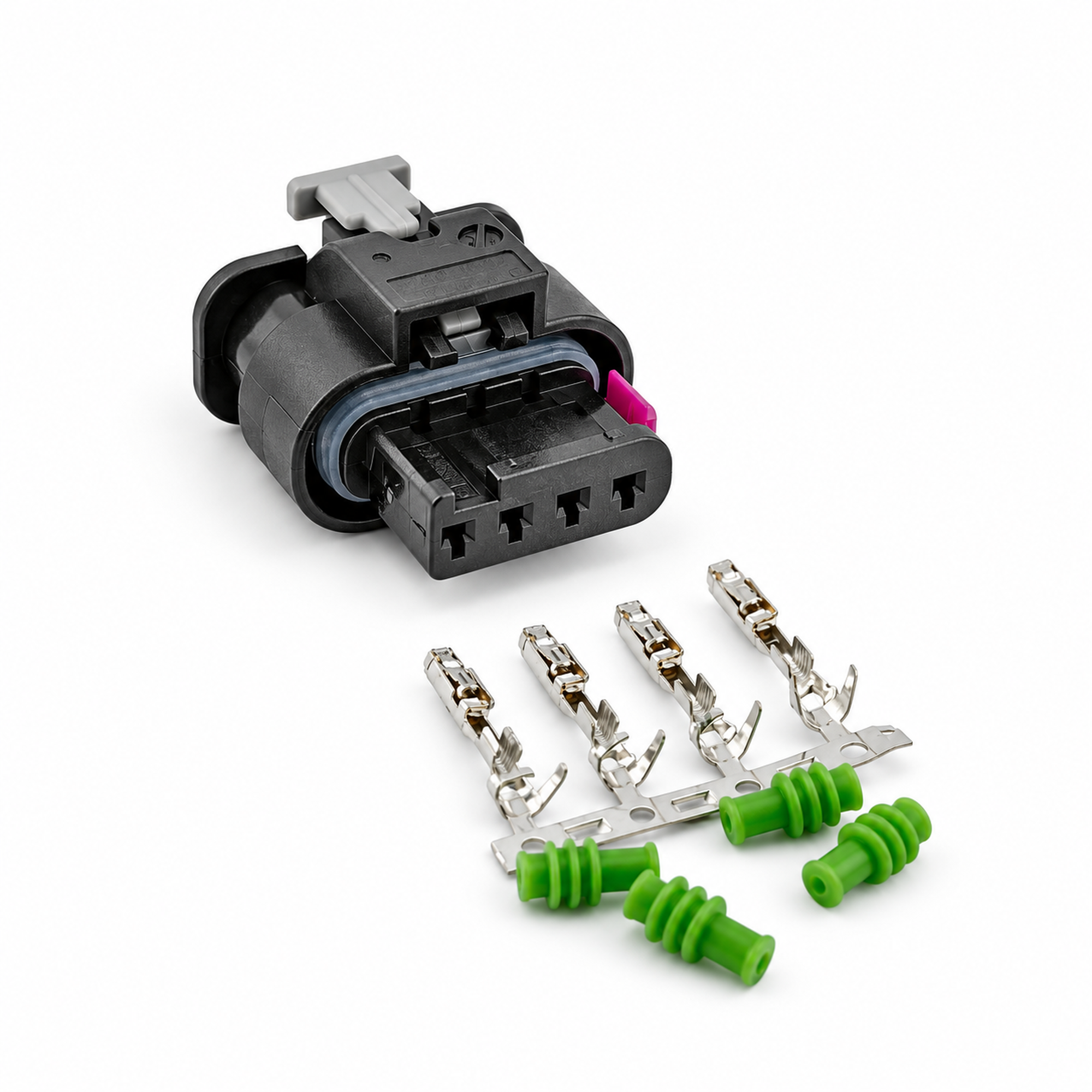 4 Pin MAF Mass Air Flow Sensor Connector Plug Unwired Kit - Seat Altea Ateca Ibiza Leon VW Audi 4H0973704 4F0973704 – X134/4pinUnwired – image 2