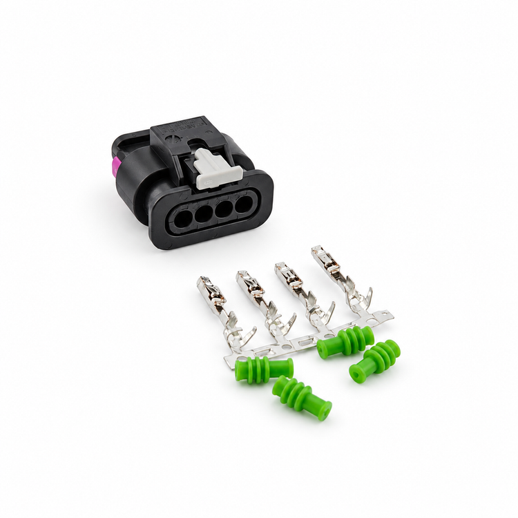 4 Pin MAF Mass Air Flow Sensor Connector Plug Unwired Kit - Seat Altea Ateca Ibiza Leon VW Audi 4H0973704 4F0973704 – X134/4pinUnwired – image 3