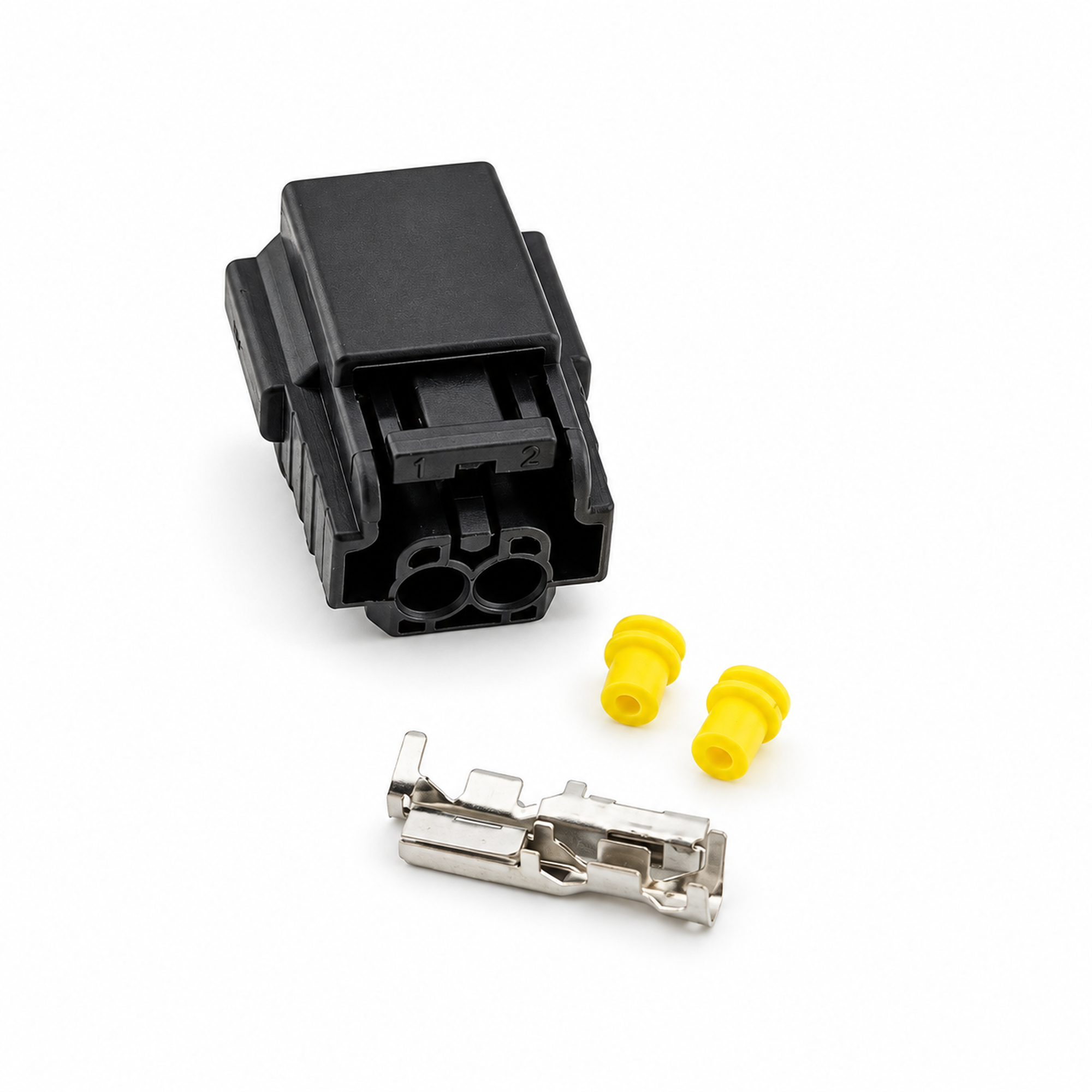 2 Pin Fuel Injector Connector Plug Unwired Kit - VW Golf Jetta Polo Audi A4 A6 Q3 Q5 06A973722 6195-0043 – X137/2pinUnwired – image 3