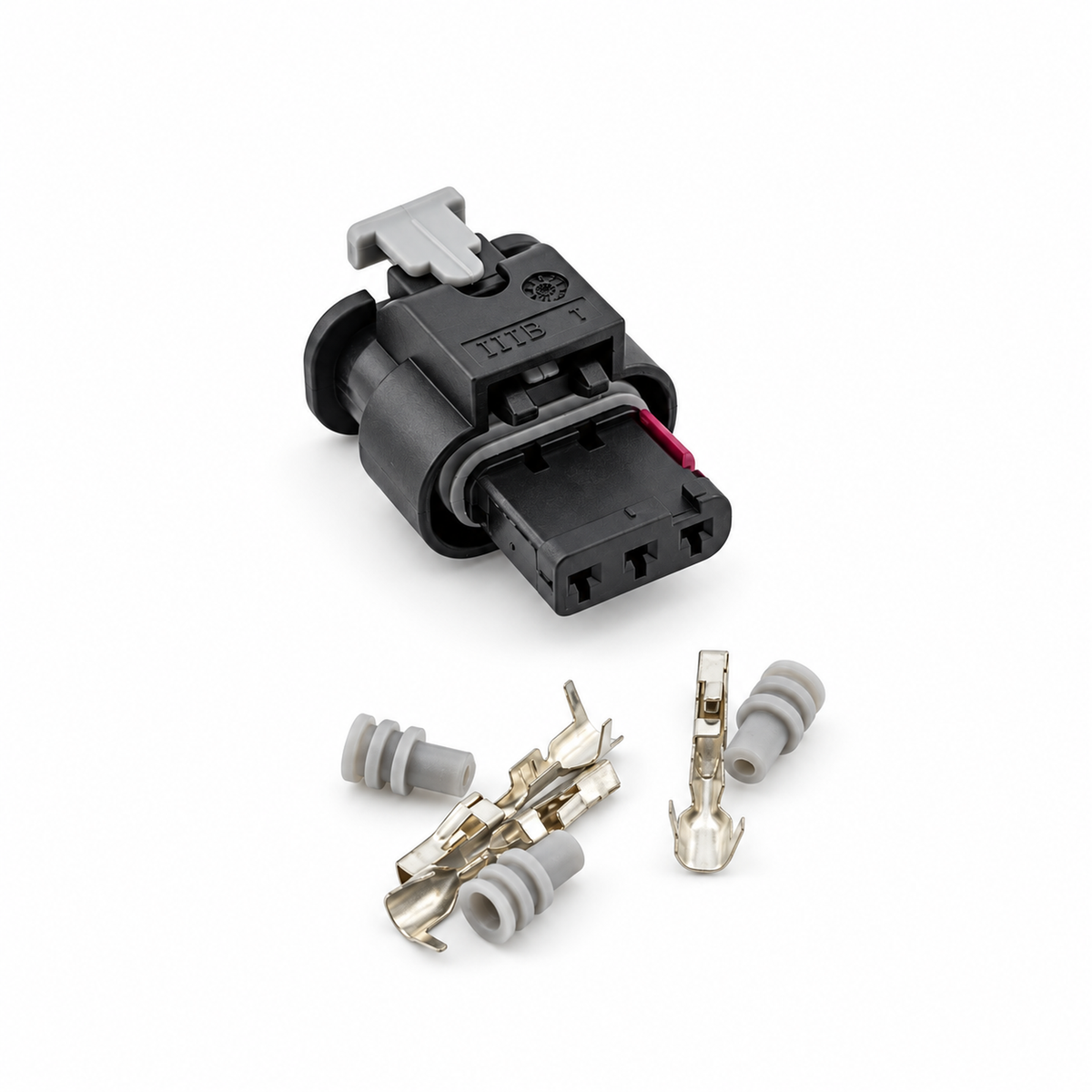 3 Pin PDC Parking Sensor Connector Plug Unwired Kit - Audi VW 4F0973703 1488991-5 1718653-1 1-1703494-1 – X138/3pinUnwired – image 2