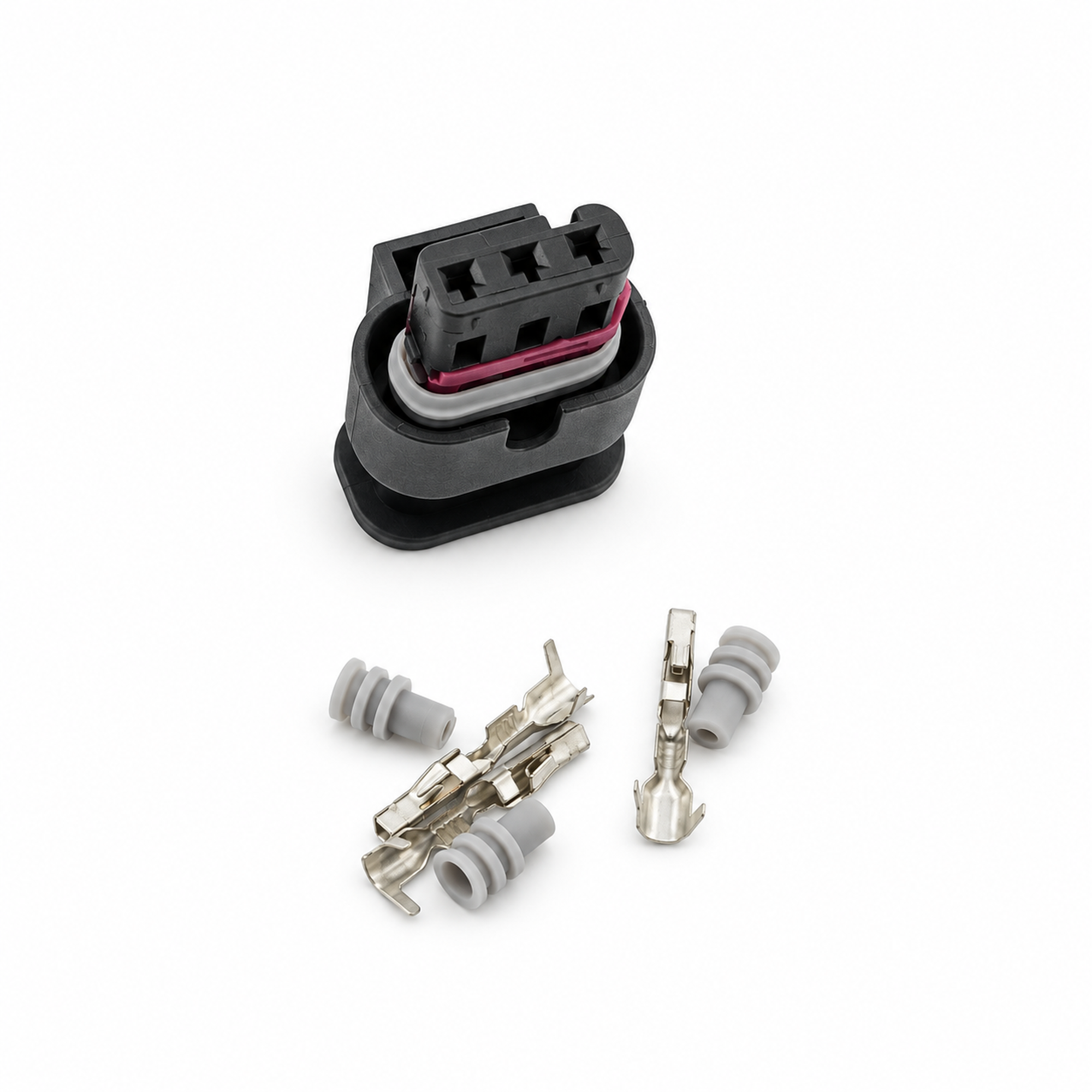3 Pin PDC Parking Sensor Connector Plug Unwired Kit - Audi VW 4F0973703 1488991-5 1718653-1 1-1703494-1 – X138/3pinUnwired – image 4