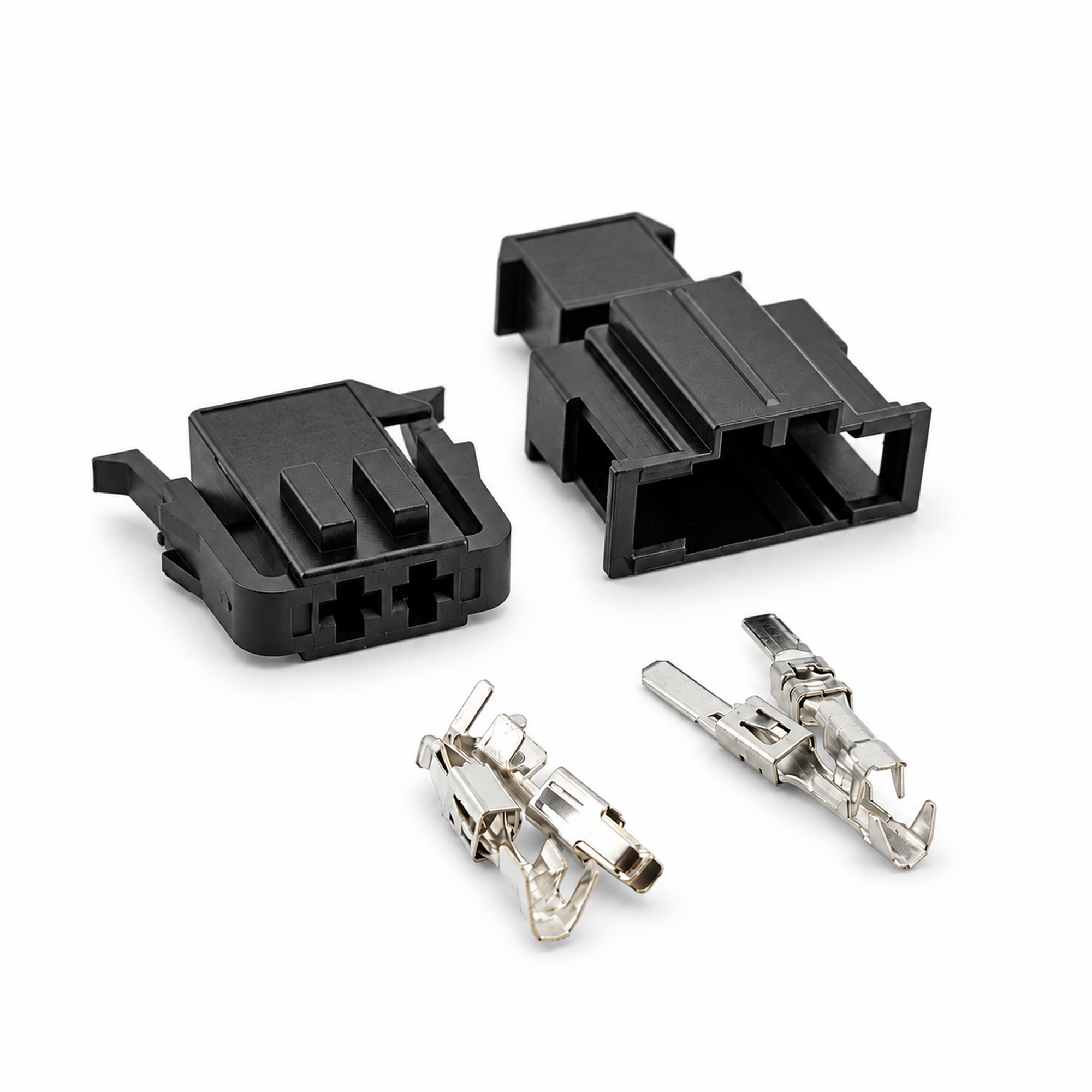 2 Pin Male & Female ABS Sensor Connector Plug Pair Unwired Kit - VW Golf Audi Seat Skoda 1J0972923 191972712 191972702 – X140/2pinUnwired – image 1