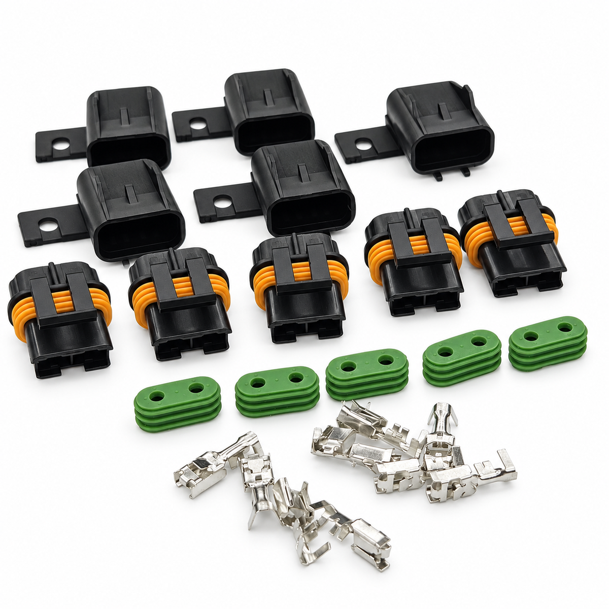 2 Pin 5 Pack Waterproof ATO / ATC In-Line Fuse Holder Surface Mount Connector Plug Kit – X154/MA084 – image 2