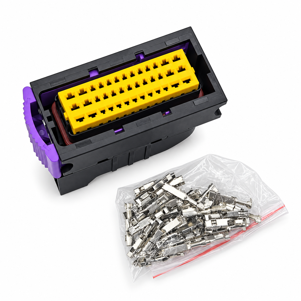 39 pin automotive male or female electrical ECU connector plug for vehicle electronic PCB control system 211PC249S0031 - female cover pin – X156/MA426 – image 3