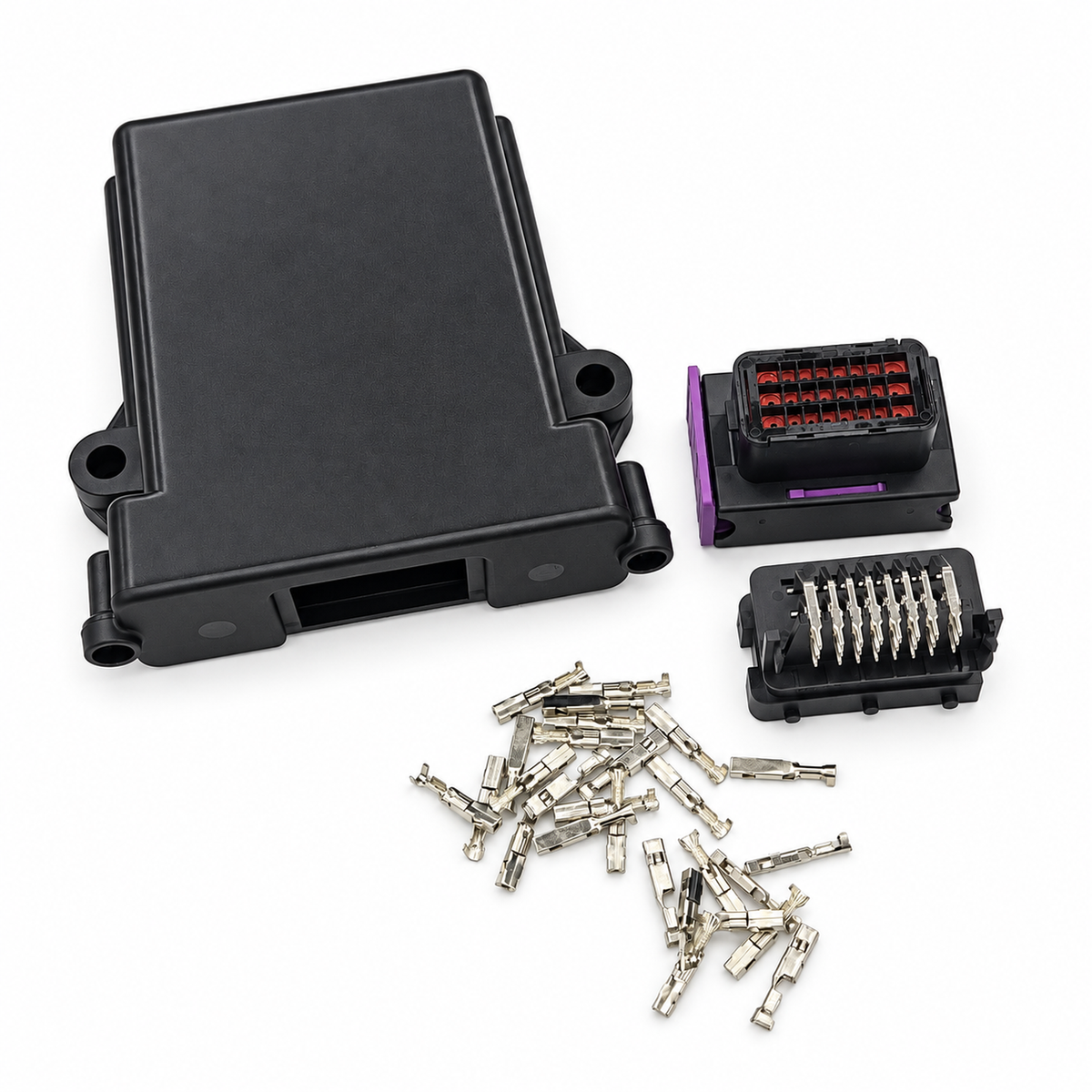 1 Kit Set 24 Pin Way Auto Plastic ECU Enclosure Box With Matching Male And Female 24P FCI Connectors – X159/MA563 – image 3