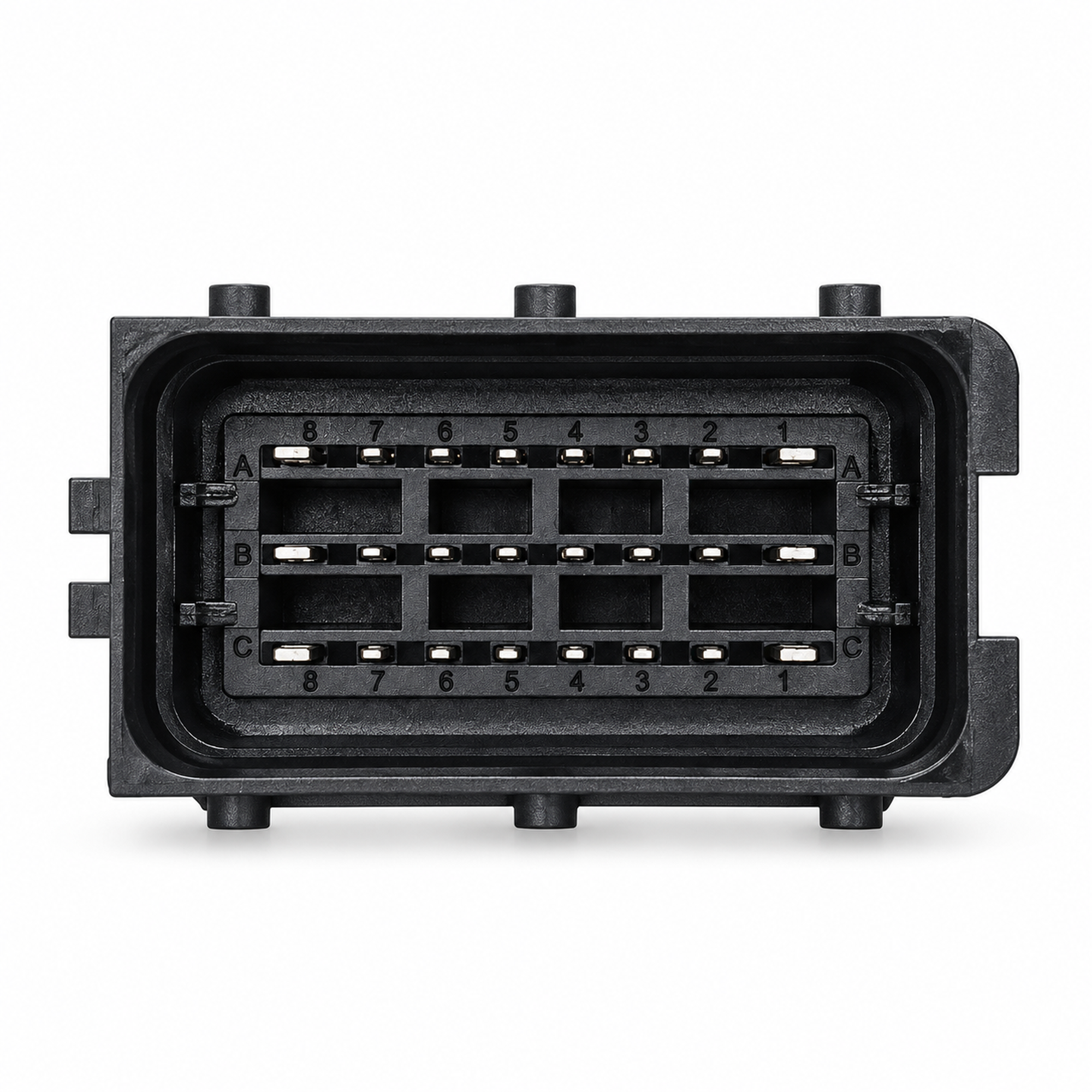 1 Set 24 Pin Way Waterproof Aluminum Single Hole CNG Automotive ECU Enclosure Box With Matching FCI Connector 211PC249S0005 - Full Set – X160/MA566 – image 4